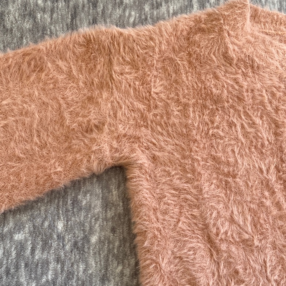Nwot - Blush Matching Fuzzy Sweater Set - image 6